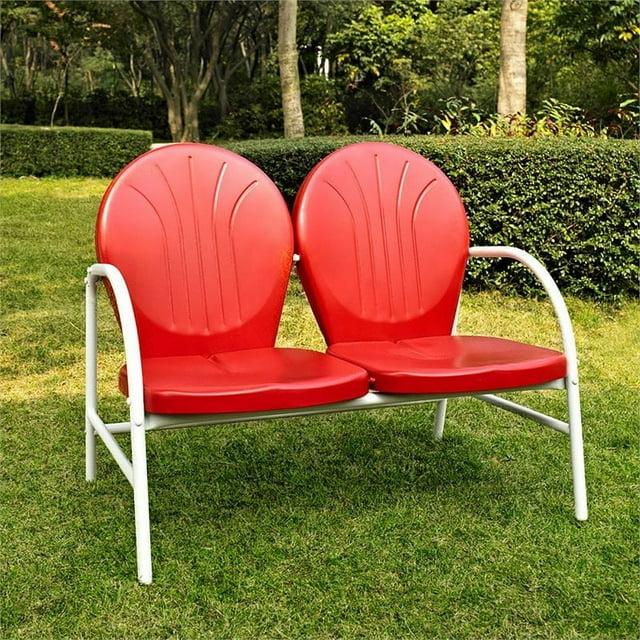 Griffith Outdoor Loveseat - Bright Red - Crosley