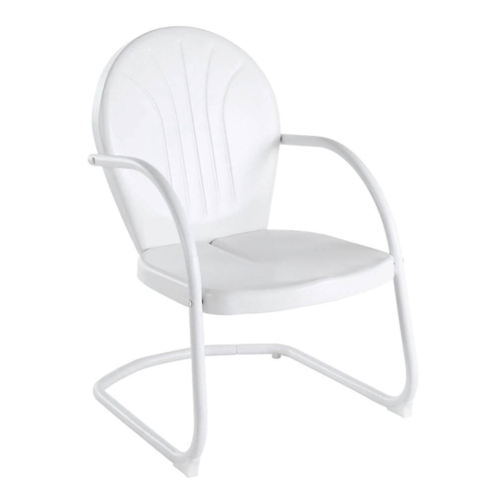 Crosley Furniture  GriffithMetal Chair - White Finish