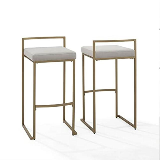 Progreso Upholstered Counter Stool with Metal Frame