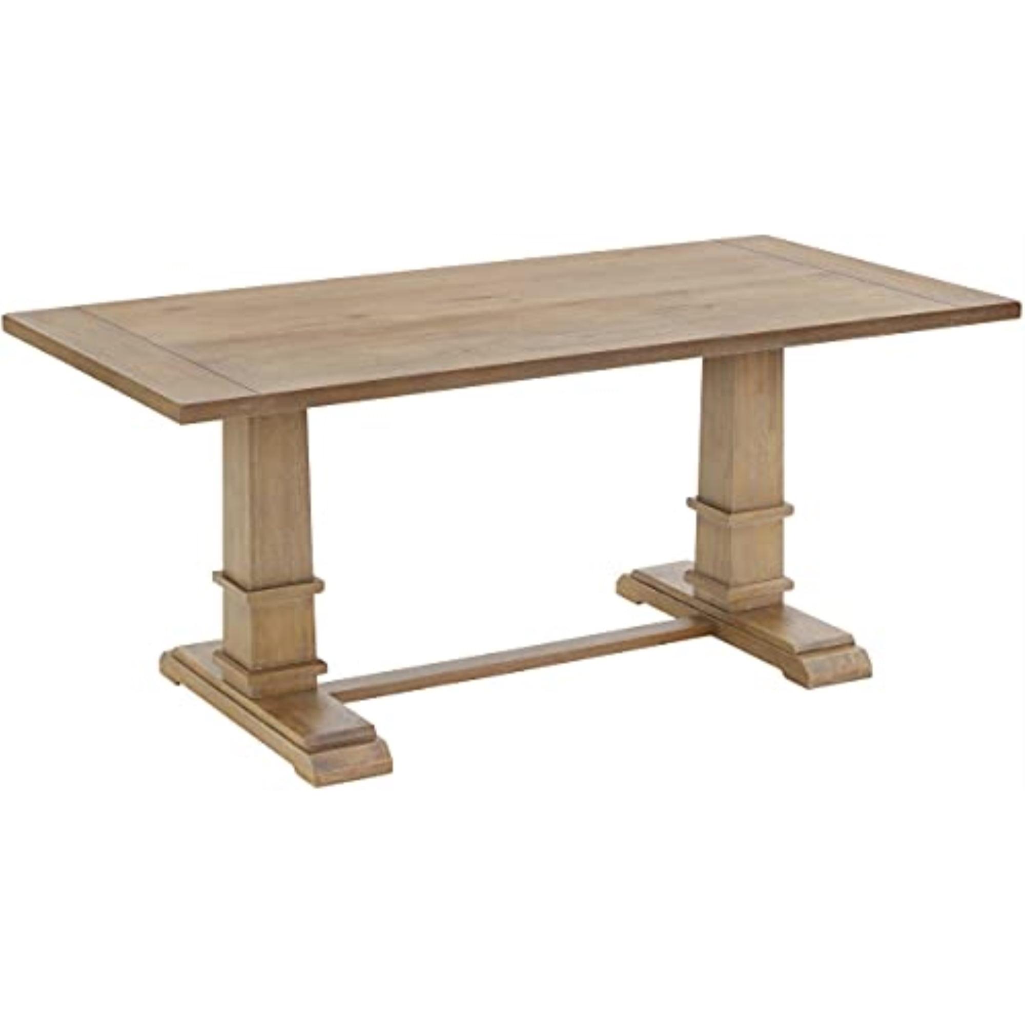 Joanna Rectangle Dining Table Rustic Brown - Crosley