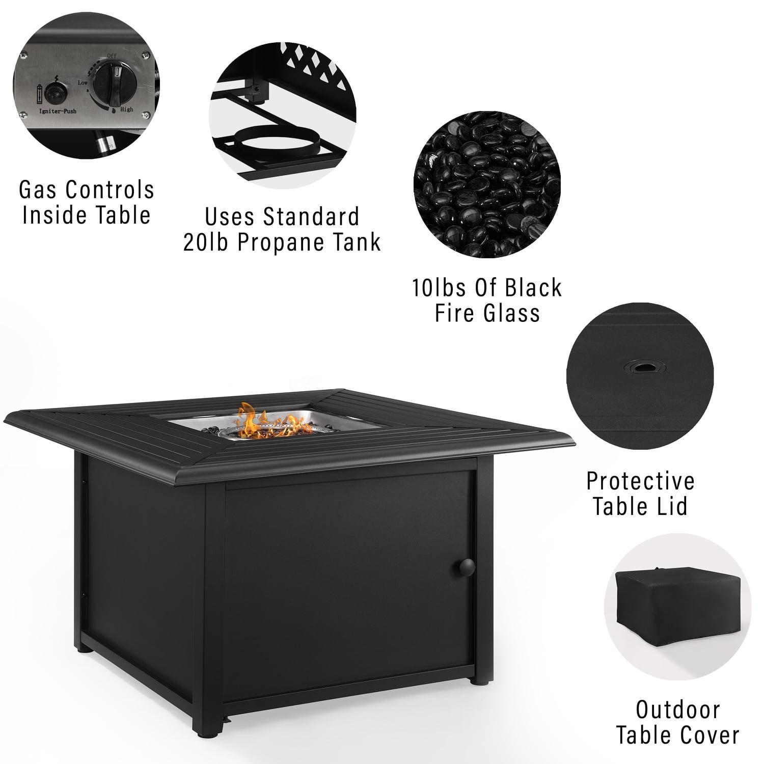 5pc Kaplan Outdoor Seating Set Oatmeal - Crosley