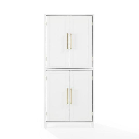 Crosley 70" Roarke Kitchen Pantry Storage Cabinet White