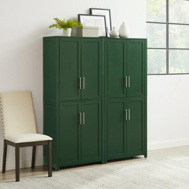 Crosley Furniture Savannah 2-Piece Kitchen Storage Pantry Set
