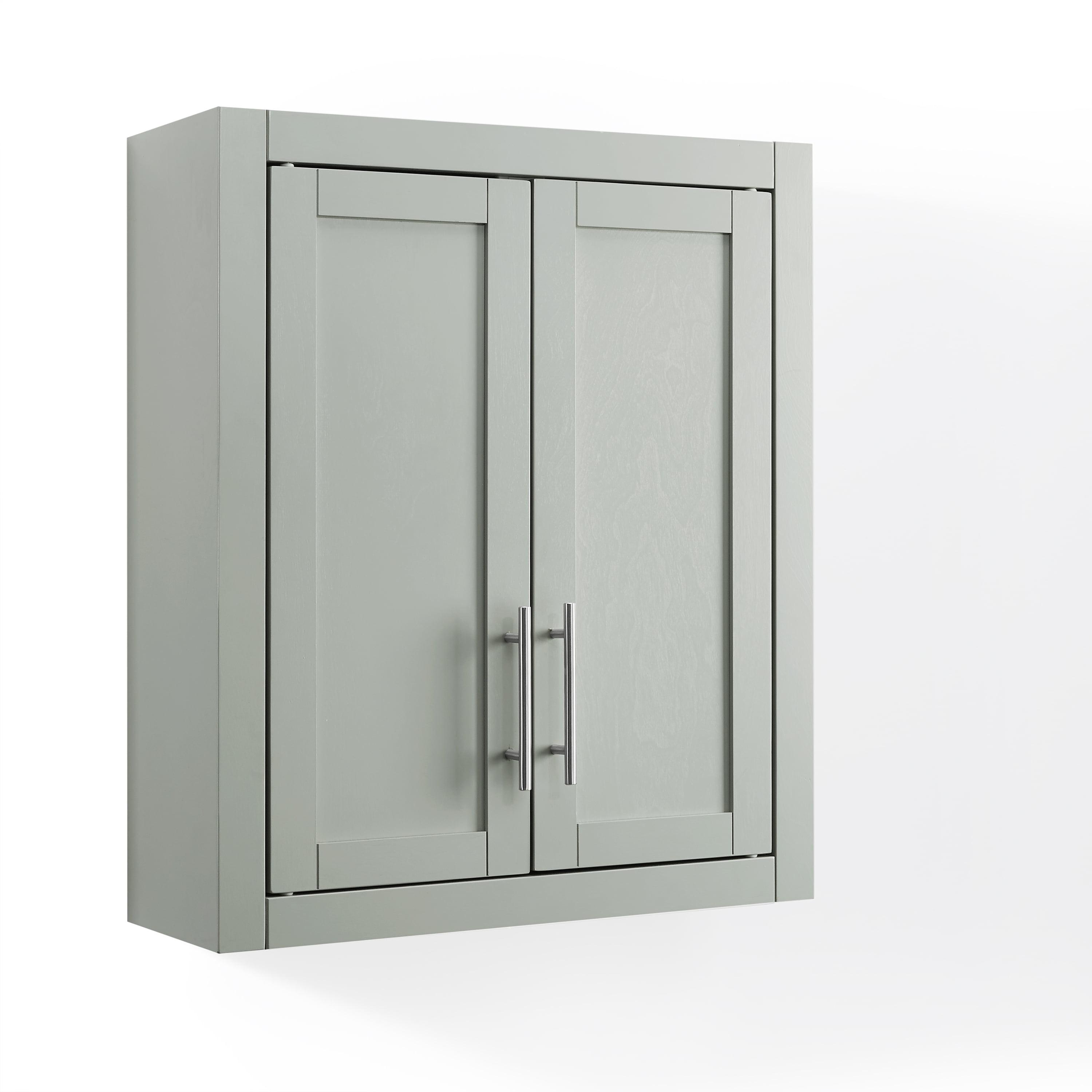 Savannah Wall Cabinet Gray - Crosley