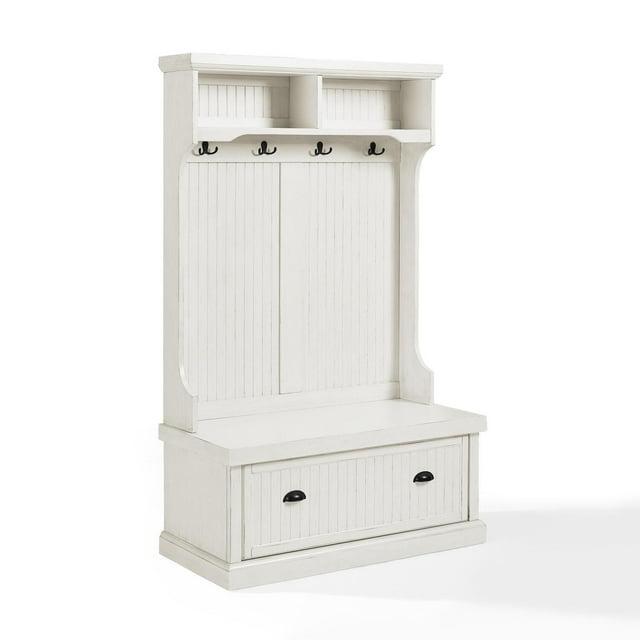 Seaside Hall Tree 40'' Wide with Bench and Shoe Storage