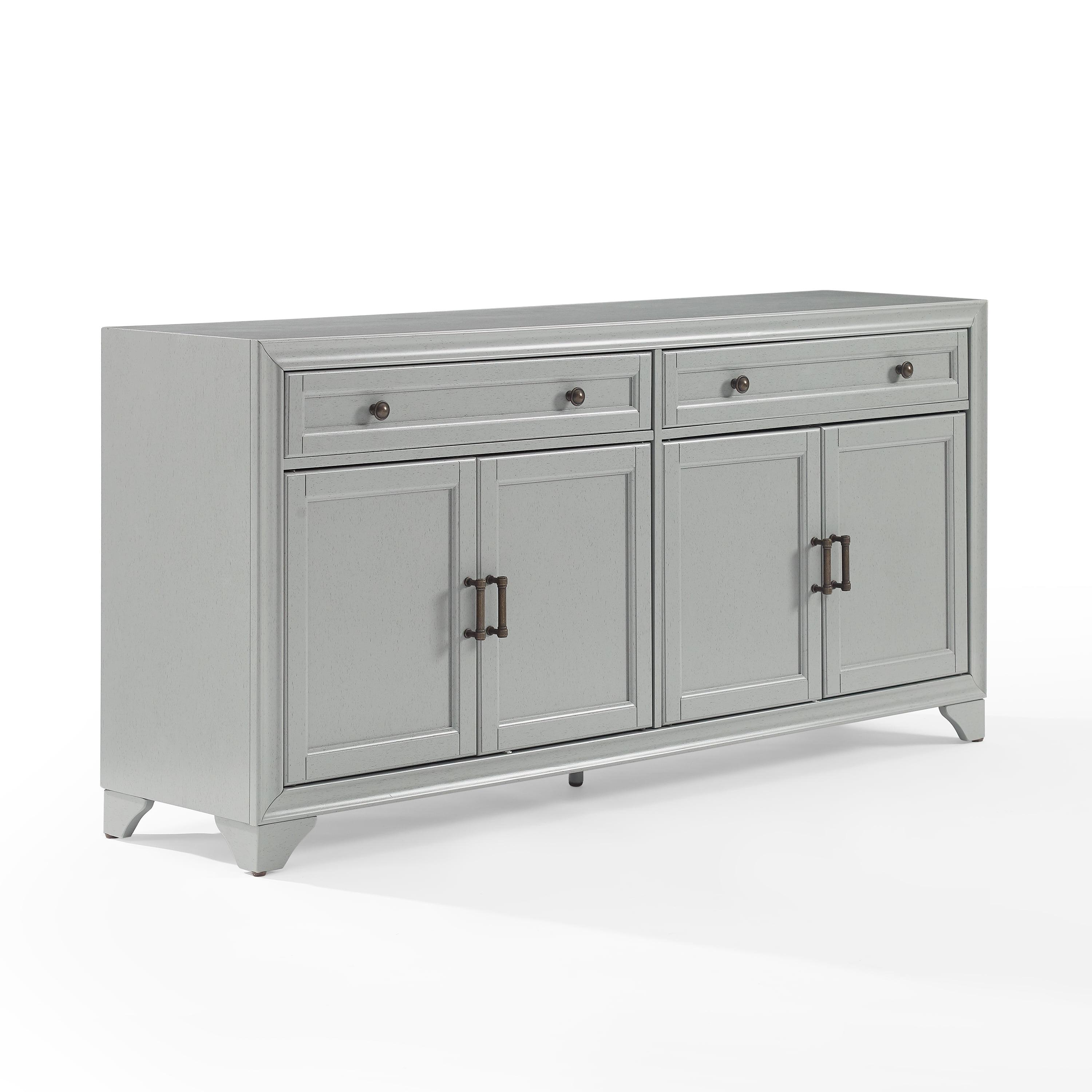 Tara Distressed Gray 61'' MDF Wood Sideboard