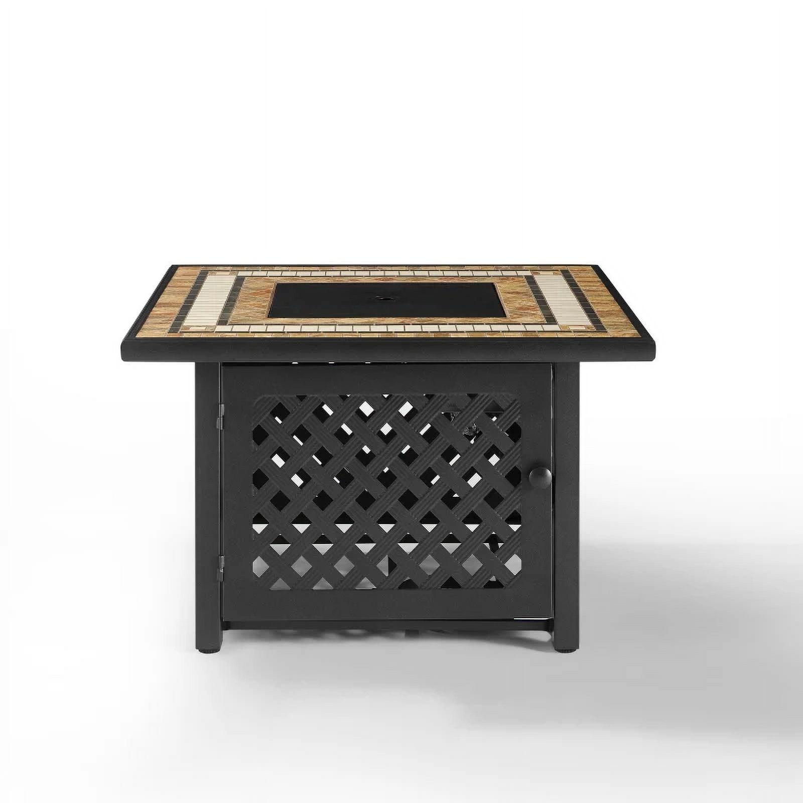 Munguia Square Fire Pit Table