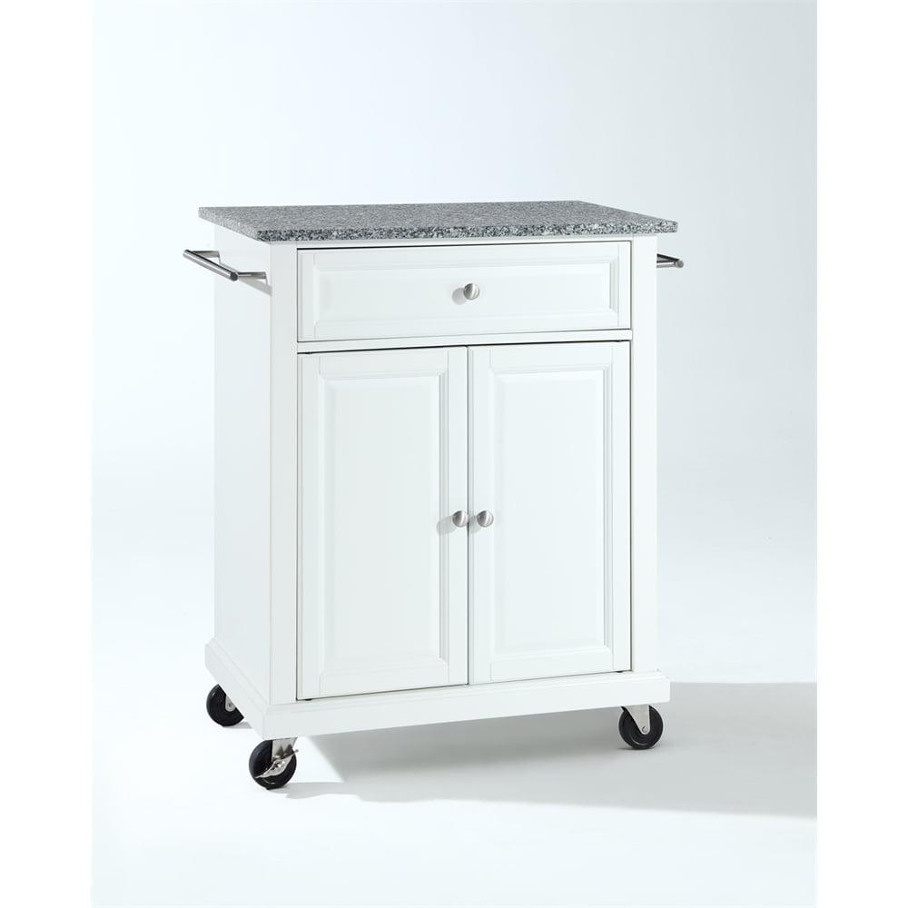 Solid Granite Top Portable Kitchen Cart/Island - Crosley