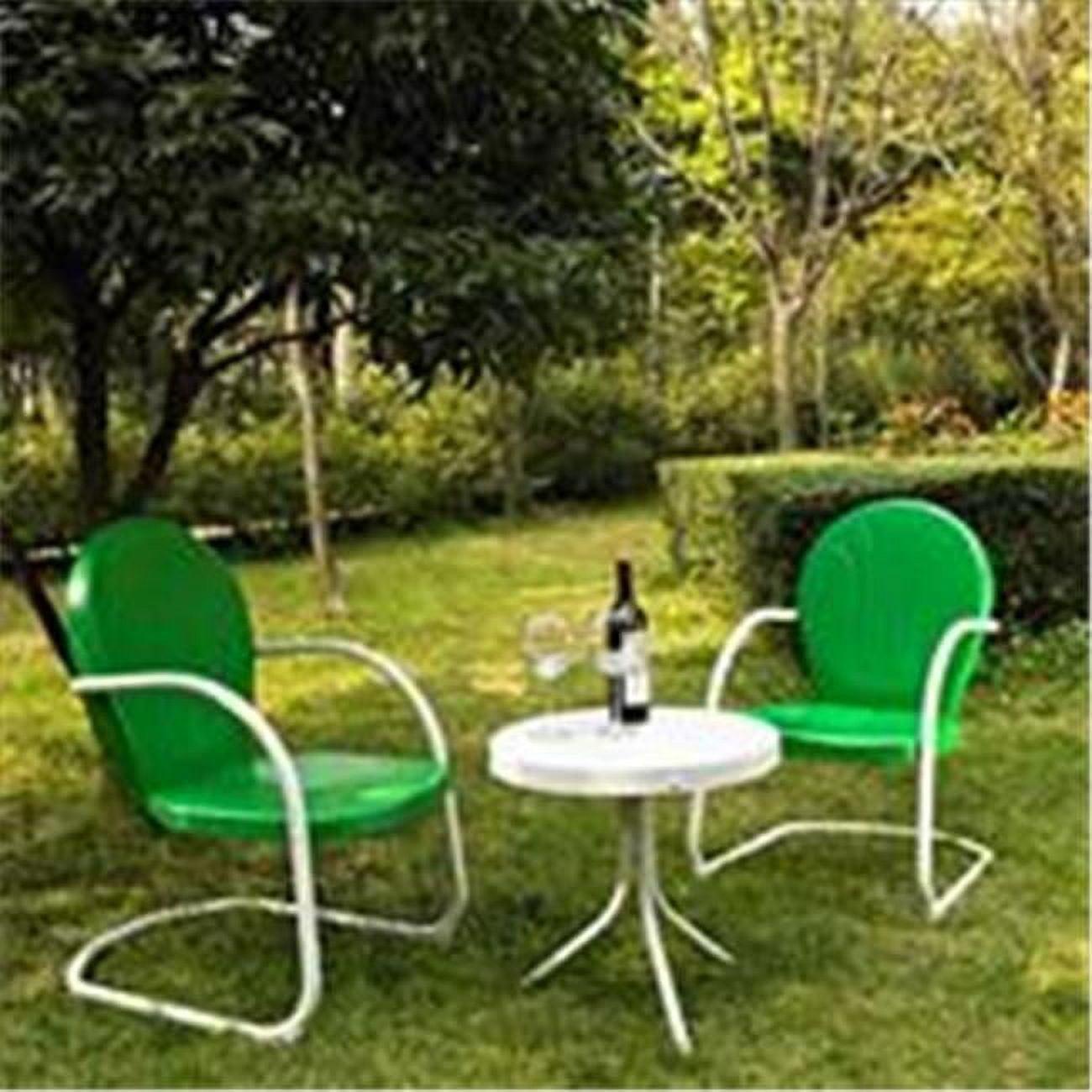 Griffith 3pc Outdoor Conversation Set - Kelly Green - Crosley