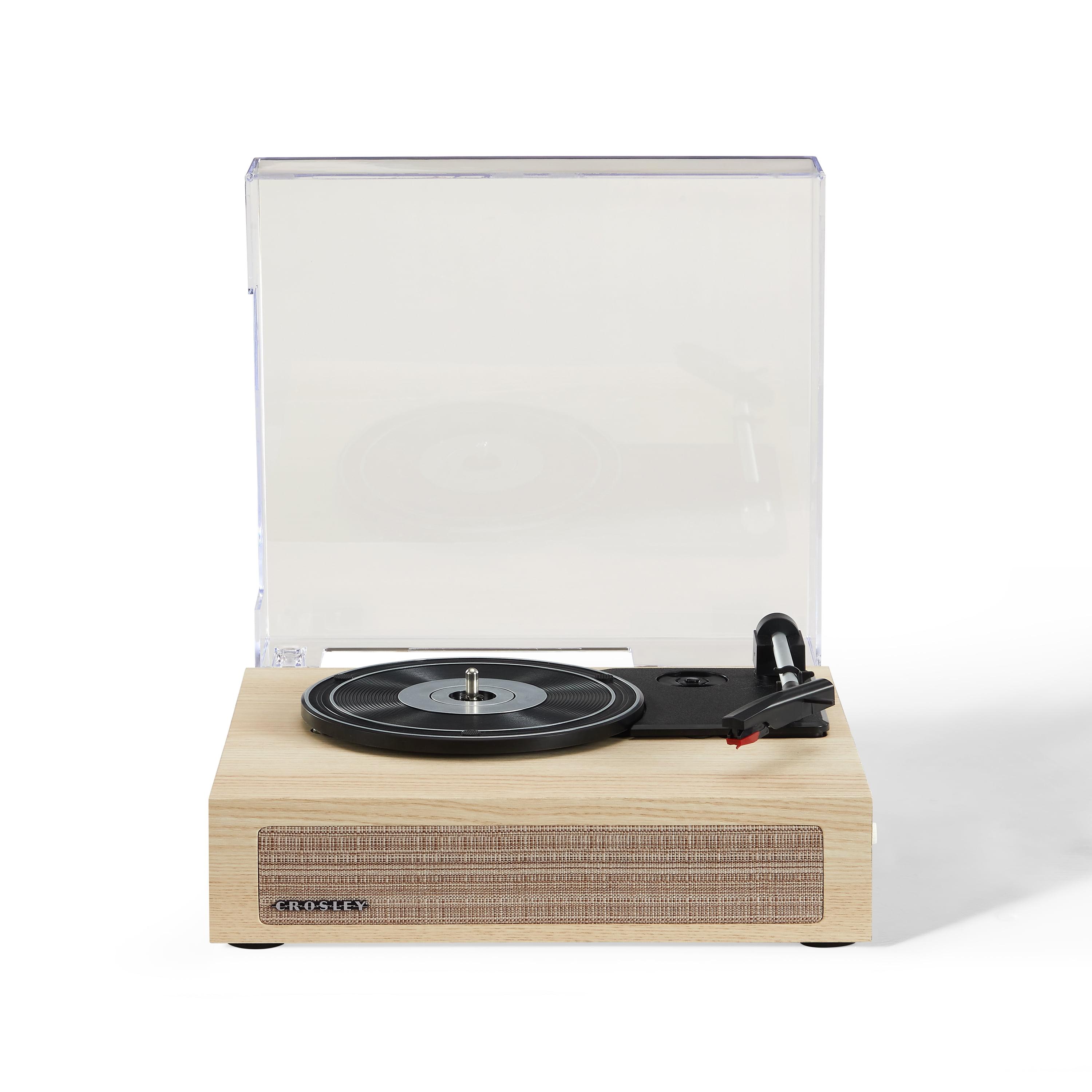 Portable 3 - Speed Turntable Decorative Record Player with Bluetooth