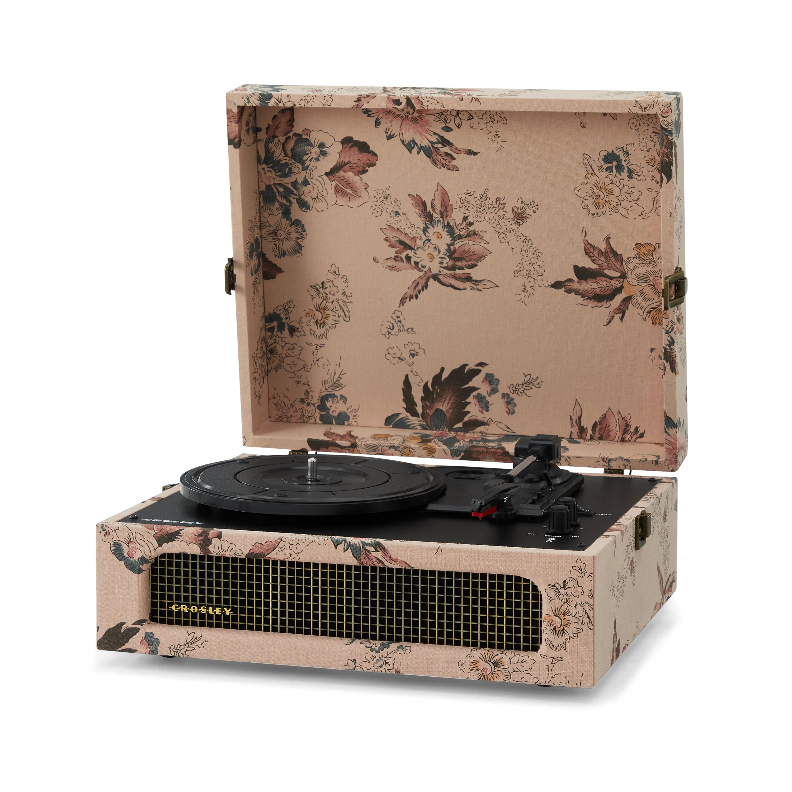 Crosley Floral Voyager Bluetooth Record Player