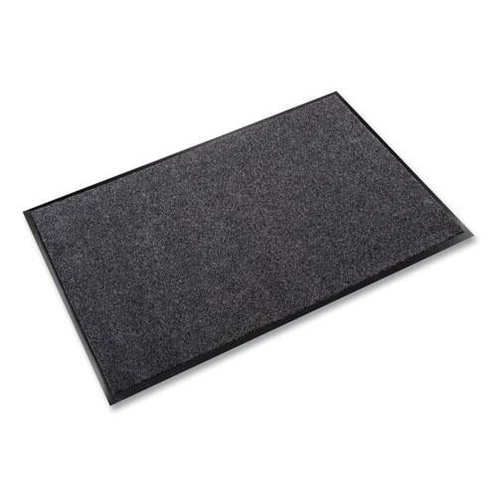 Crown EcoStep Wiper Mat, Rectangular, 36 x 48, Charcoal