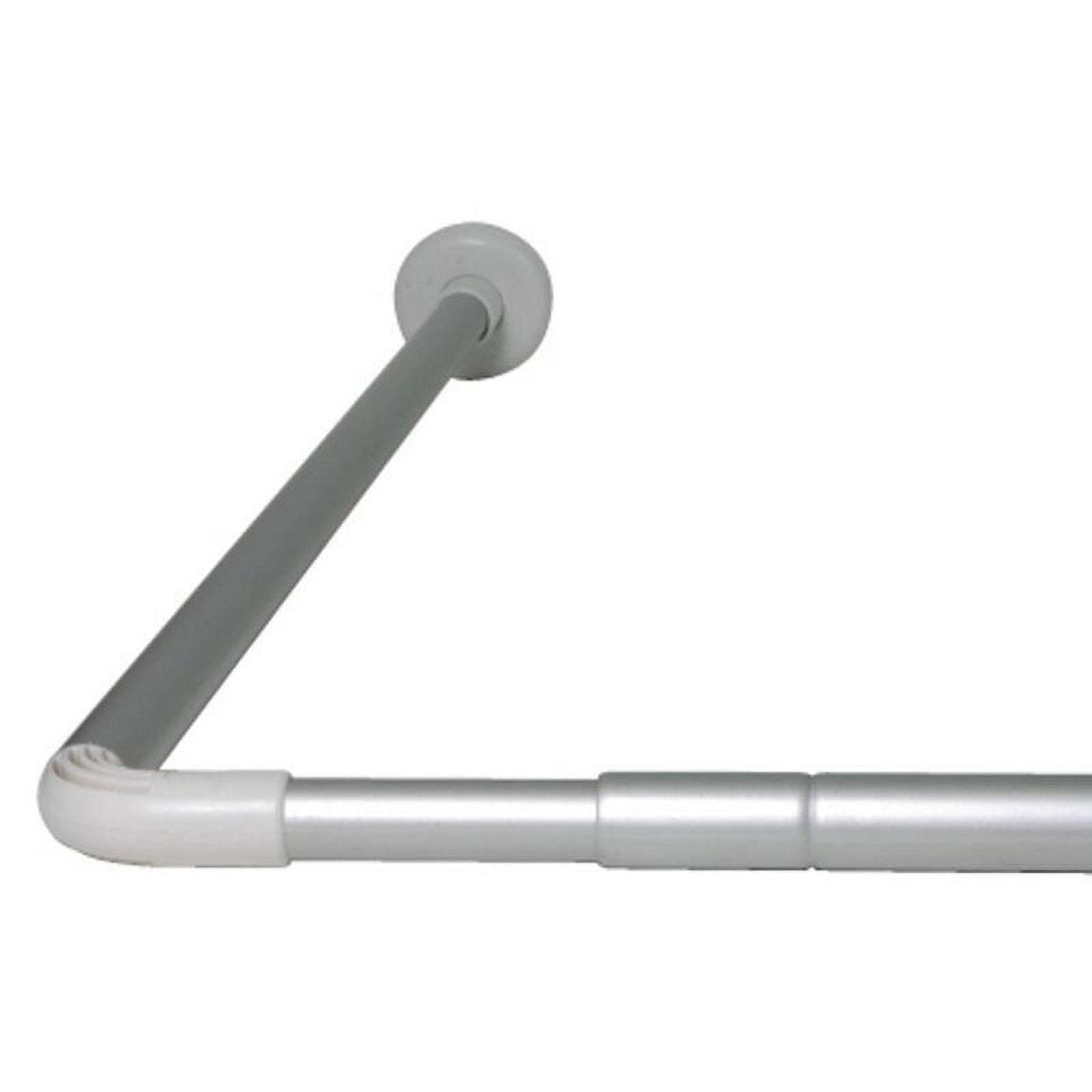 102.36'' L-Shaped Fixed Shower Curtain Rod