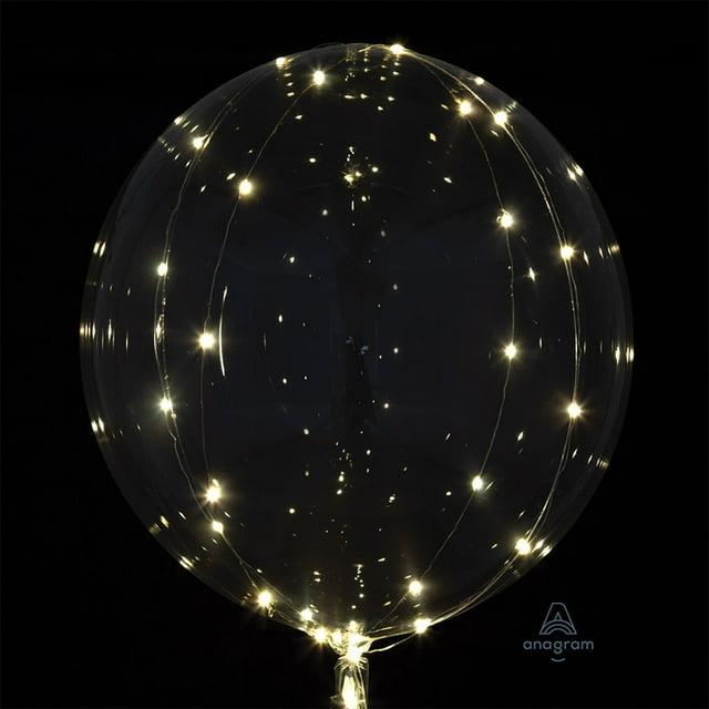 Light-Up 18" Crystal Clear Latex Balloon