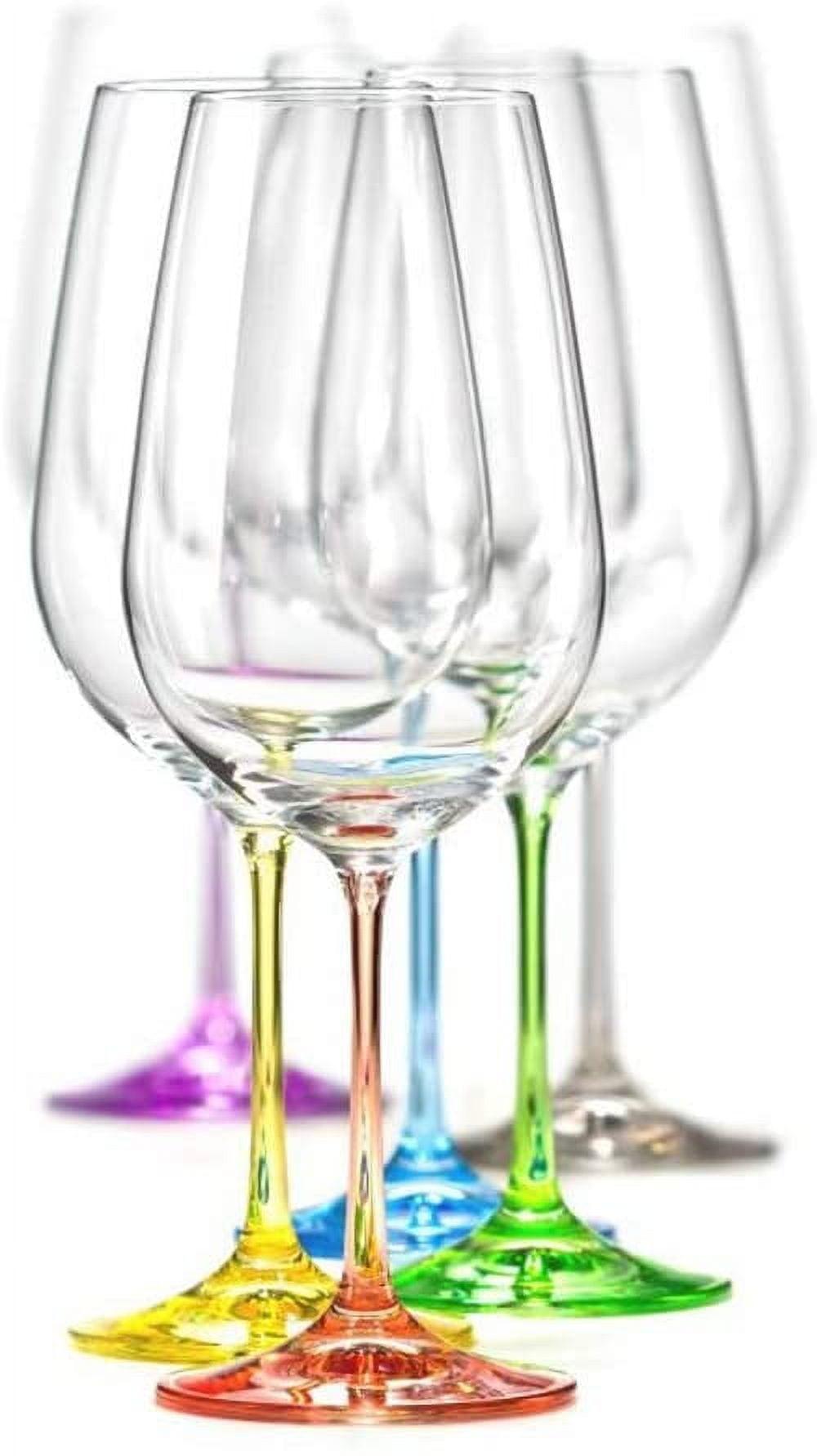 Ociuso 12.5oz. Crystal Wine Glass Set (Set of 6)