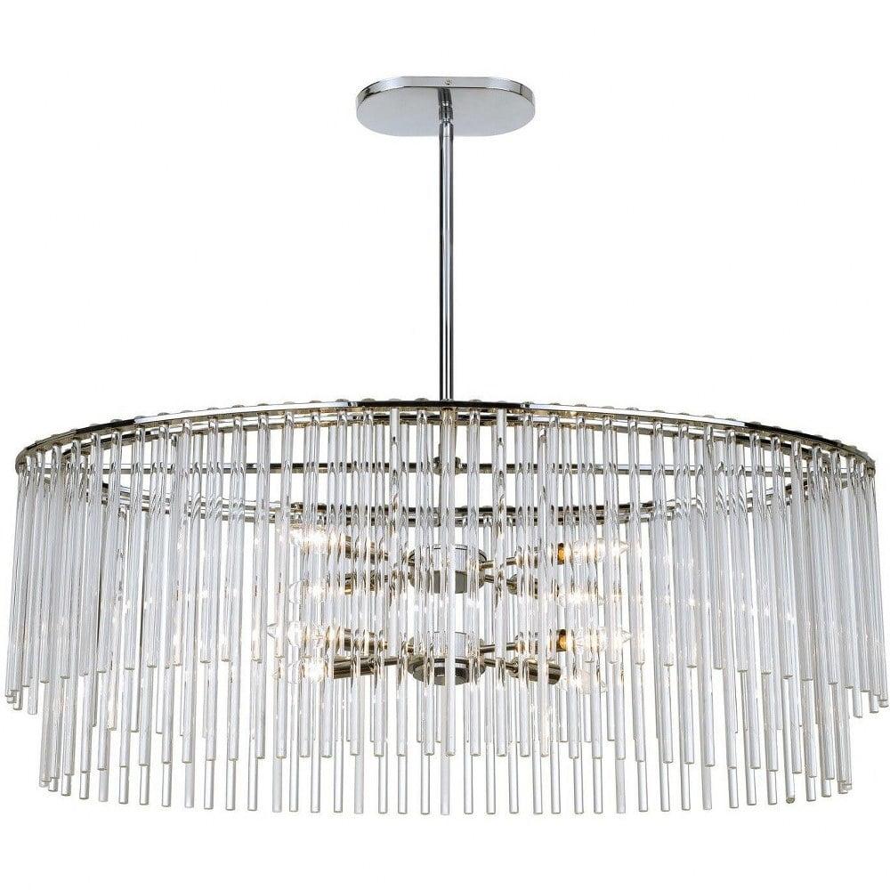 Crystorama Lighting Bleecker 8 - Light Chandelier in  Polished Chrome