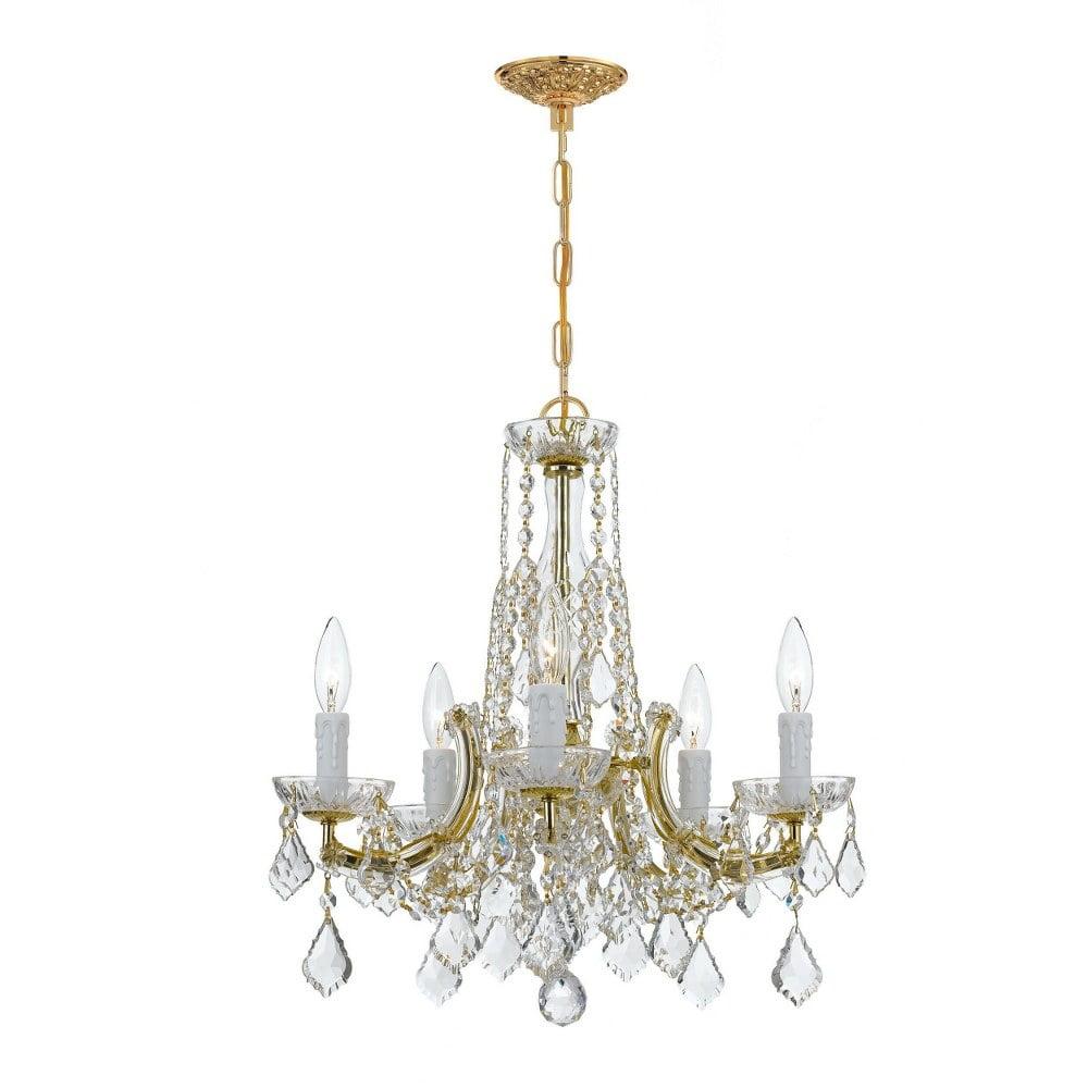 Crystorama Lighting - Five Light Chandelier - Chandelier - Maria Theresa - 5