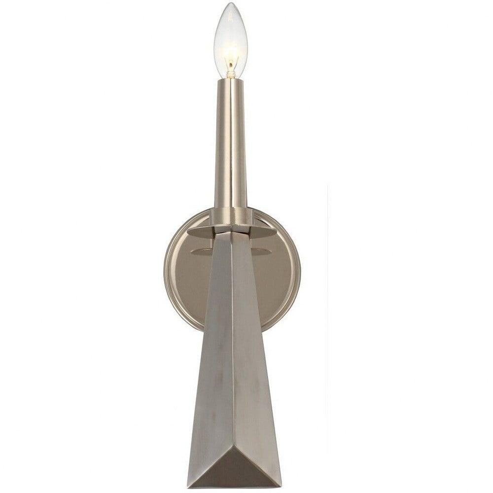Crystorama Lighting Palmer 1 - Light Sconce in  Polished Nickel
