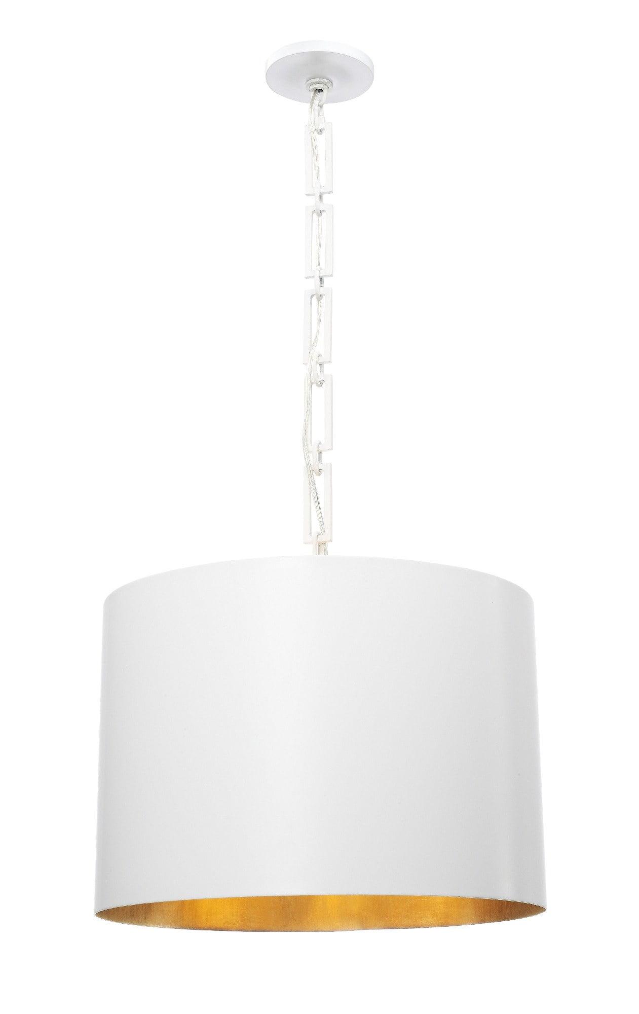 Crystorama Lighting Alston 6 - Light Chandelier in  Matte White/Antique Gold