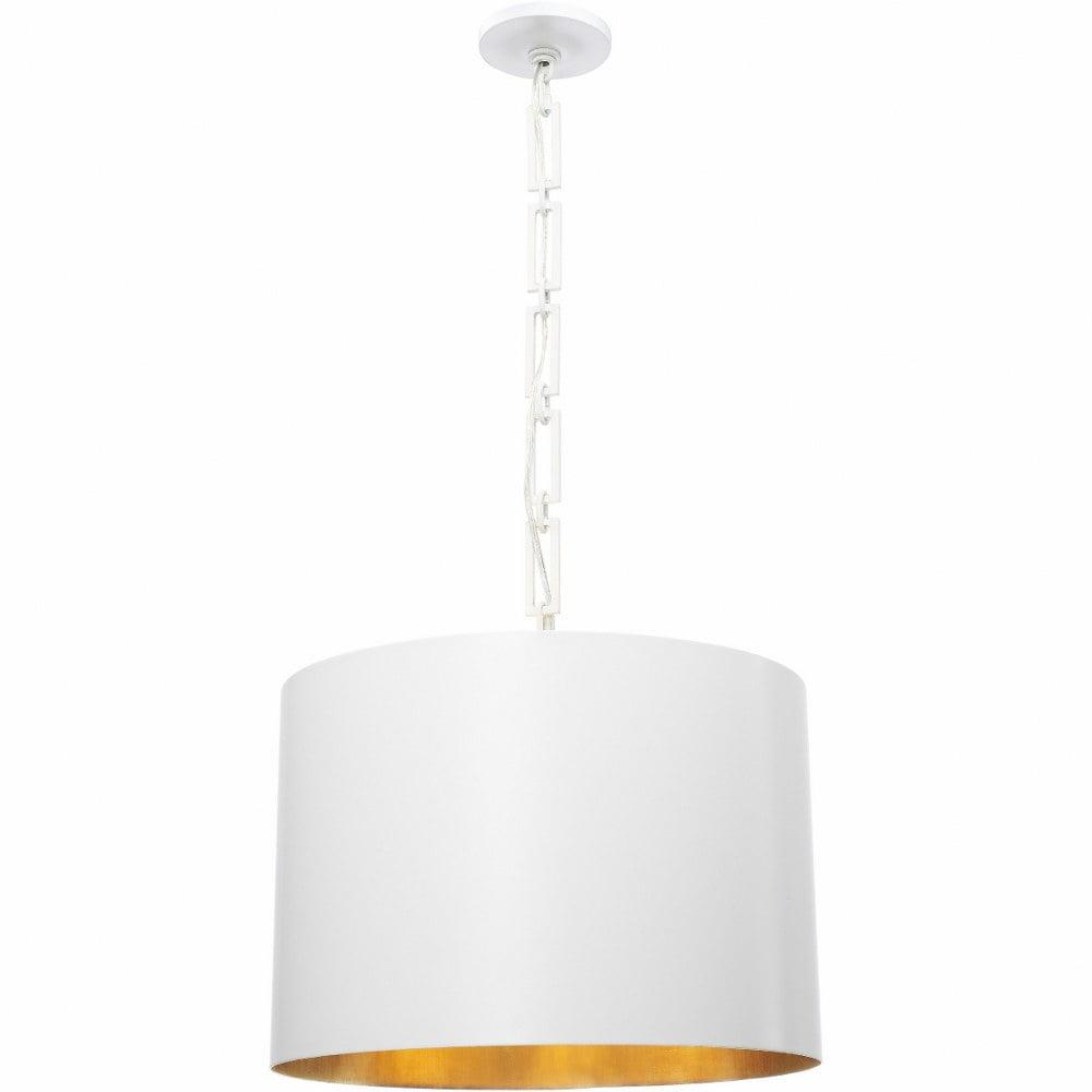 Crystorama Lighting Alston 6 - Light Chandelier in  Matte White/Antique Gold