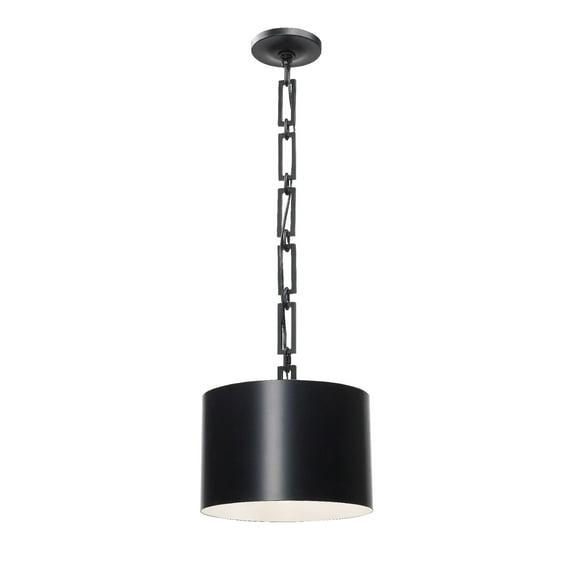8683-MK-WH-Crystorama Lighting-Alston - One Light Mini Pendant in Traditional and Contemporary Style - 12 Inches Wide by 10 Inches High-Matte
