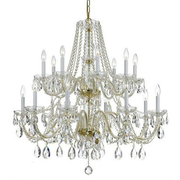 Crystorama Lighting - 16 Light Chandelier - Chandelier - Crystal - Eight Light
