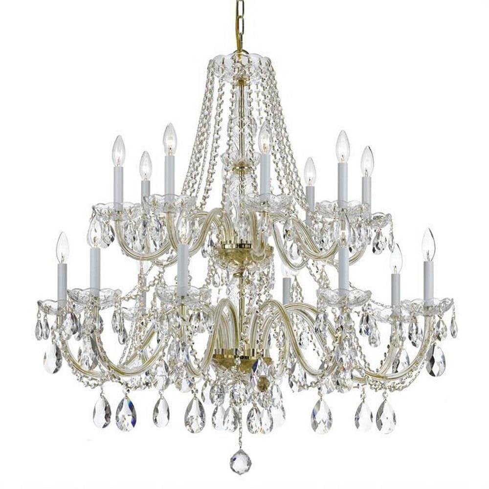 Crystorama Lighting - 16 Light Chandelier - Crystal - Eight Light Chandelier in