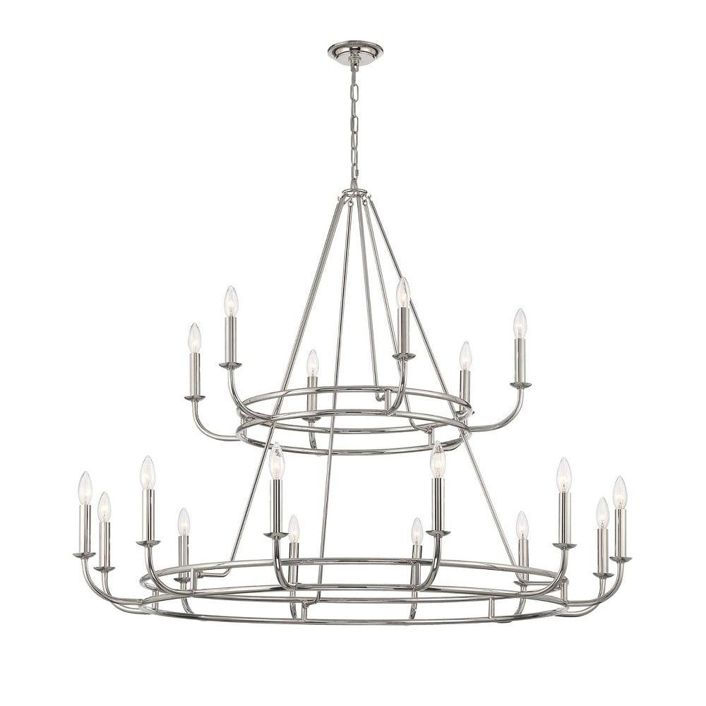 Crystorama Lighting - Bailey - 18 Light Chandelier-39 Inches Tall and 48 Inches