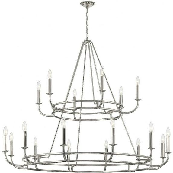 Crystorama Lighting - Bailey - 18 Light Chandelier-39 Inches Tall and 48 Inches