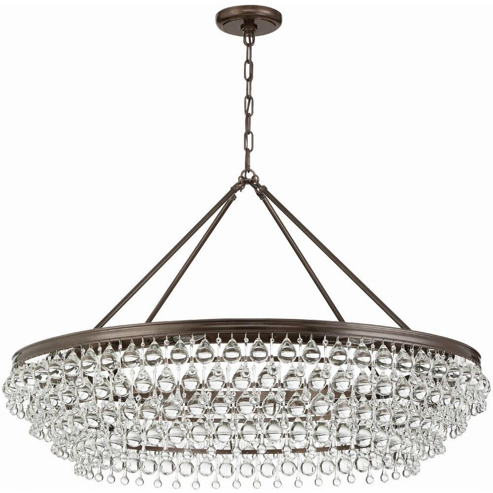 Crystorama Lighting - Eight Light Chandelier - Chandelier - Calypso - Eight