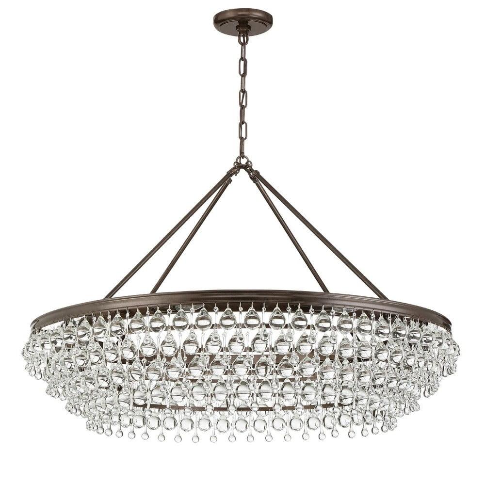 Crystorama Lighting - Eight Light Chandelier - Chandelier - Calypso - Eight