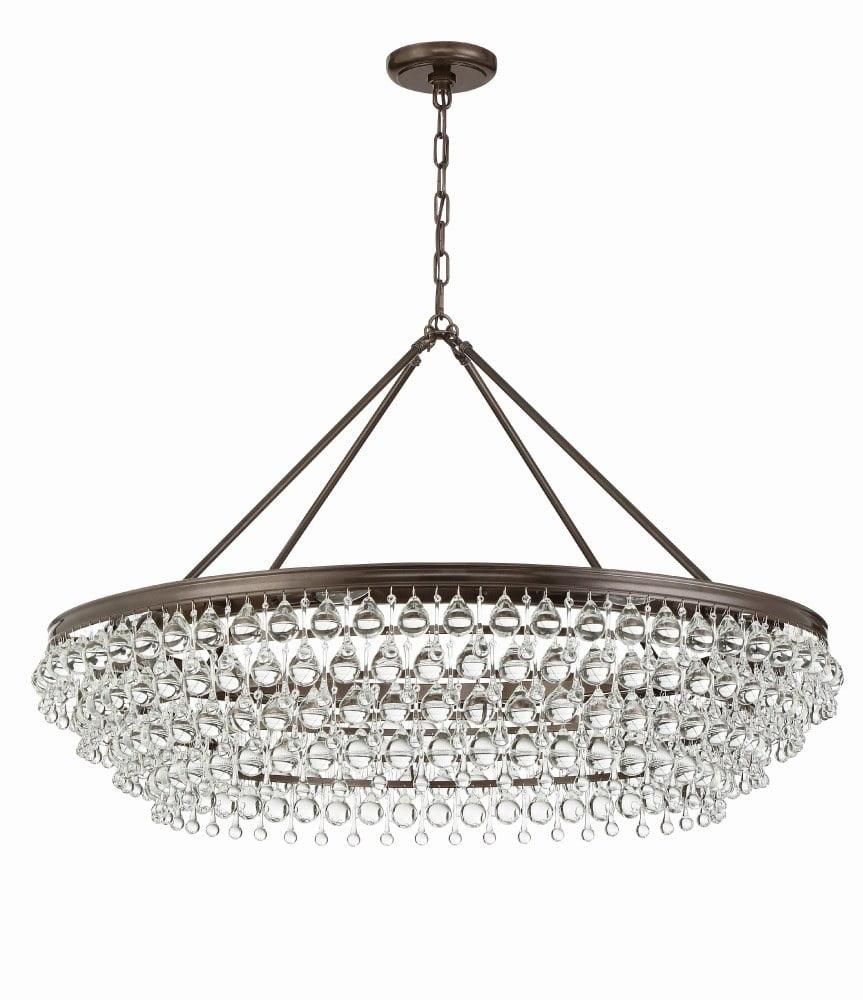 Crystorama Lighting - Eight Light Chandelier - Chandelier - Calypso - Eight