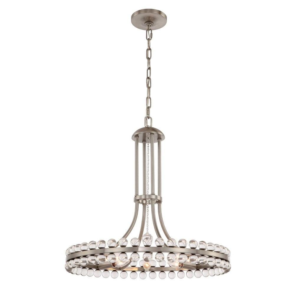 Crystorama Lighting - Eight Light Chandelier - Chandelier - Clover - Eight Light