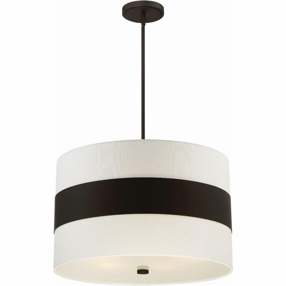 Five Light Chandelier In Classic Style 23 Inches Wide By 21 Inches High-Dark Bronze Finish Crystorama Lighting 297-Db