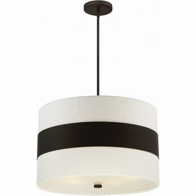 Five Light Chandelier In Classic Style 23 Inches Wide By 21 Inches High-Dark Bronze Finish Crystorama Lighting 297-Db