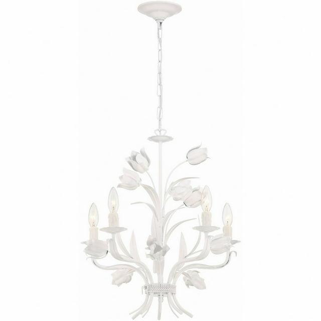 Crystorama Lighting Southport 5 - Light Chandelier in Wet White
