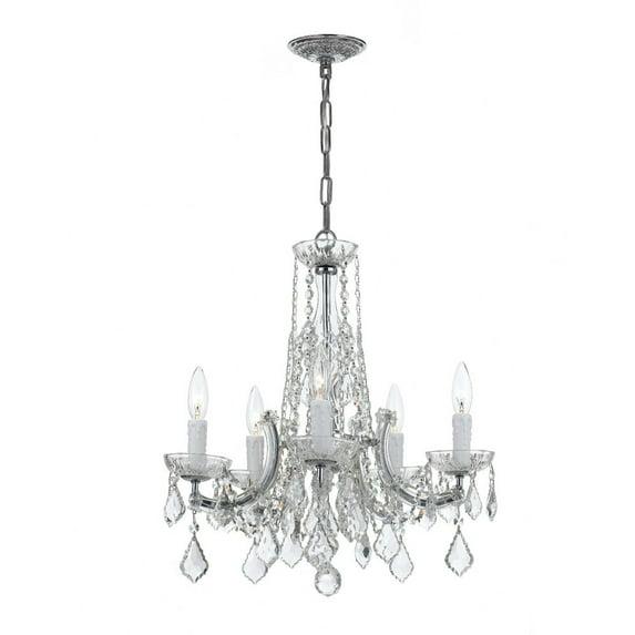 Crystorama Lighting - Five Light Chandelier - Chandelier - Maria Theresa - 5