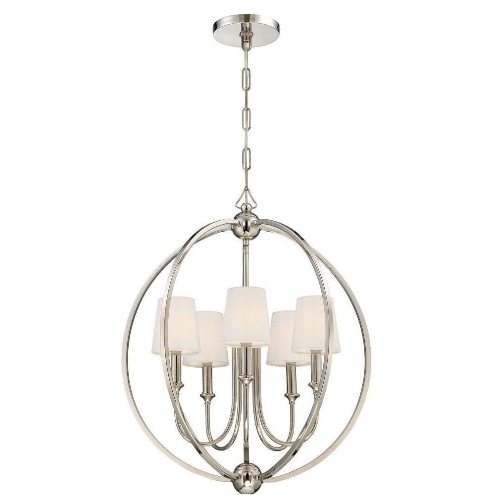 Crystorama Lighting - Five Light Chandelier - Chandelier - Sylvan - Five Light