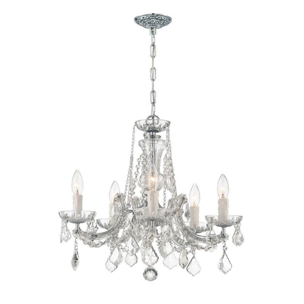 Crystorama Lighting - Five Light Mini Chandelier - Mini Chandelier - Maria