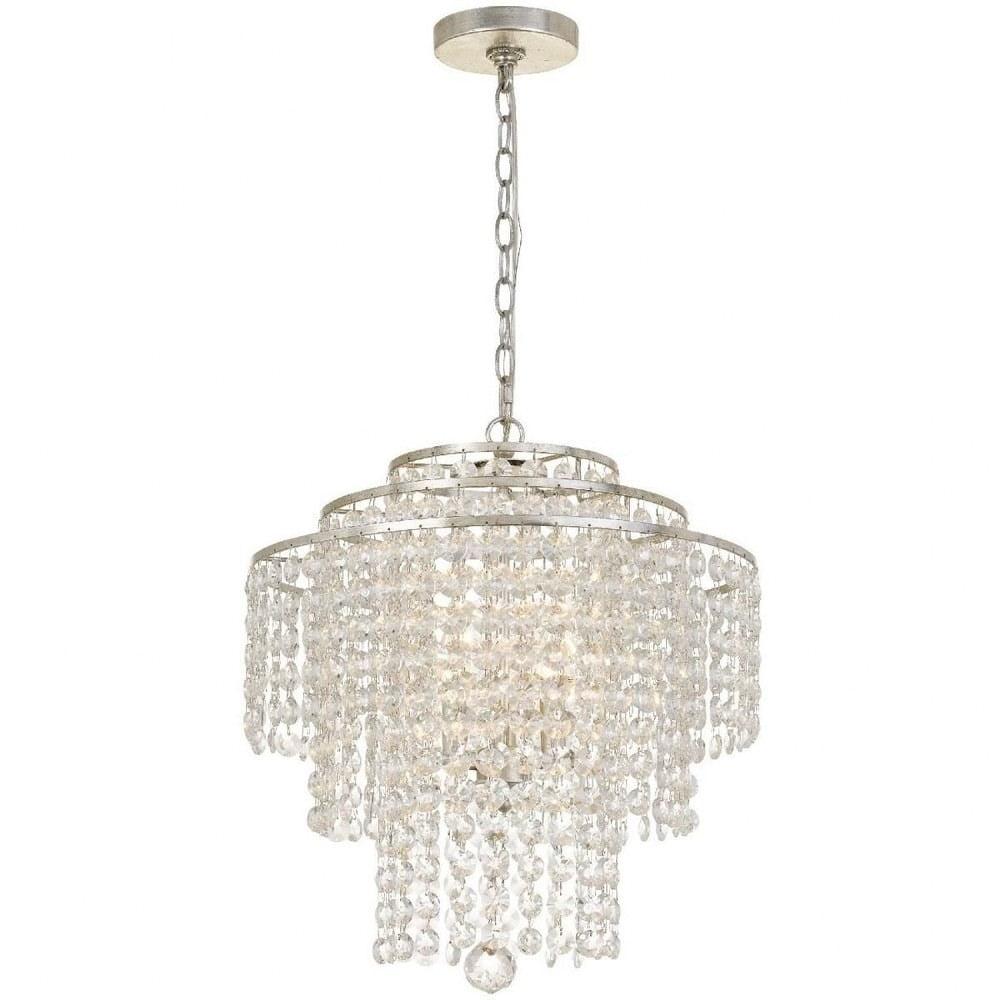 Crystorama Lighting - Four Light Chandelier - Arielle - Three Light Chandelier