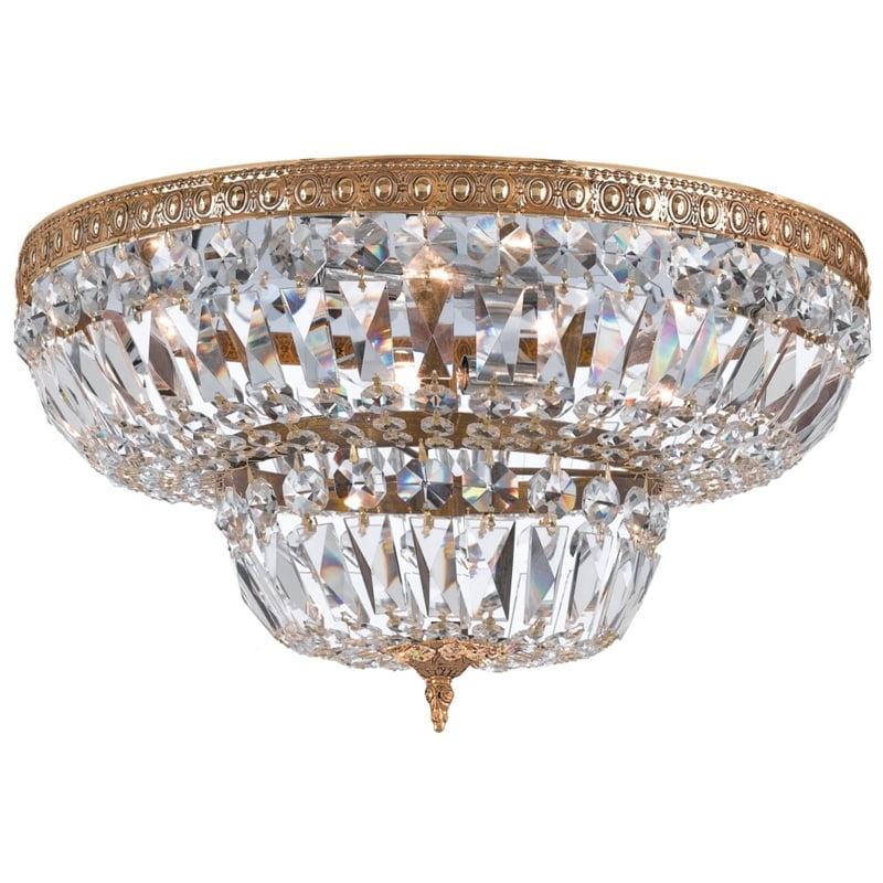 Crystorama Lighting - Six Light Ceiling Mount - Ceiling Mount - 6 Light Flush