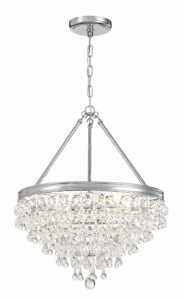 Crystorama Lighting - Six Light Chandelier - Calypso - Six Light Chandelier in