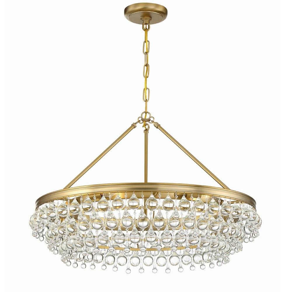 Crystorama Lighting - Six Light Chandelier - Chandelier - Calypso - Six Light