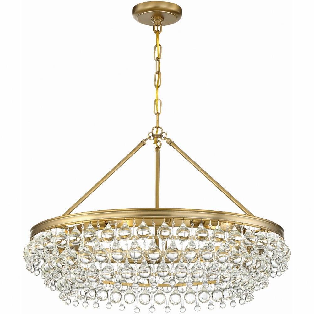 Crystorama Lighting - Six Light Chandelier - Chandelier - Calypso - Six Light