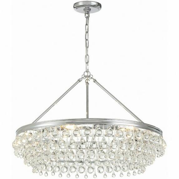 Crystorama Lighting - Six Light Chandelier - Chandelier - Calypso - Six Light