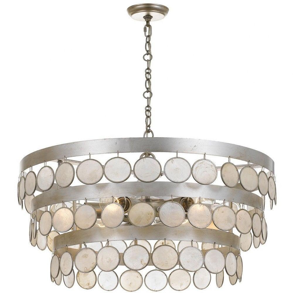 Crystorama Lighting - Six Light Chandelier - Chandelier - Coco - Six Light