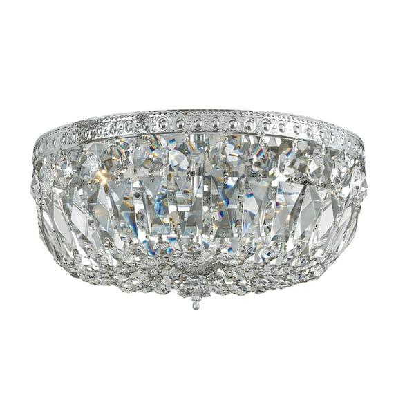 Crystorama Lighting - Three Light Ceiling Mount - Ceiling Mount - 3 Light Flush