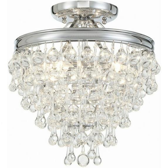 Crystorama Lighting - Three Light Ceiling Mount - Ceiling Mount - Calypso - 3