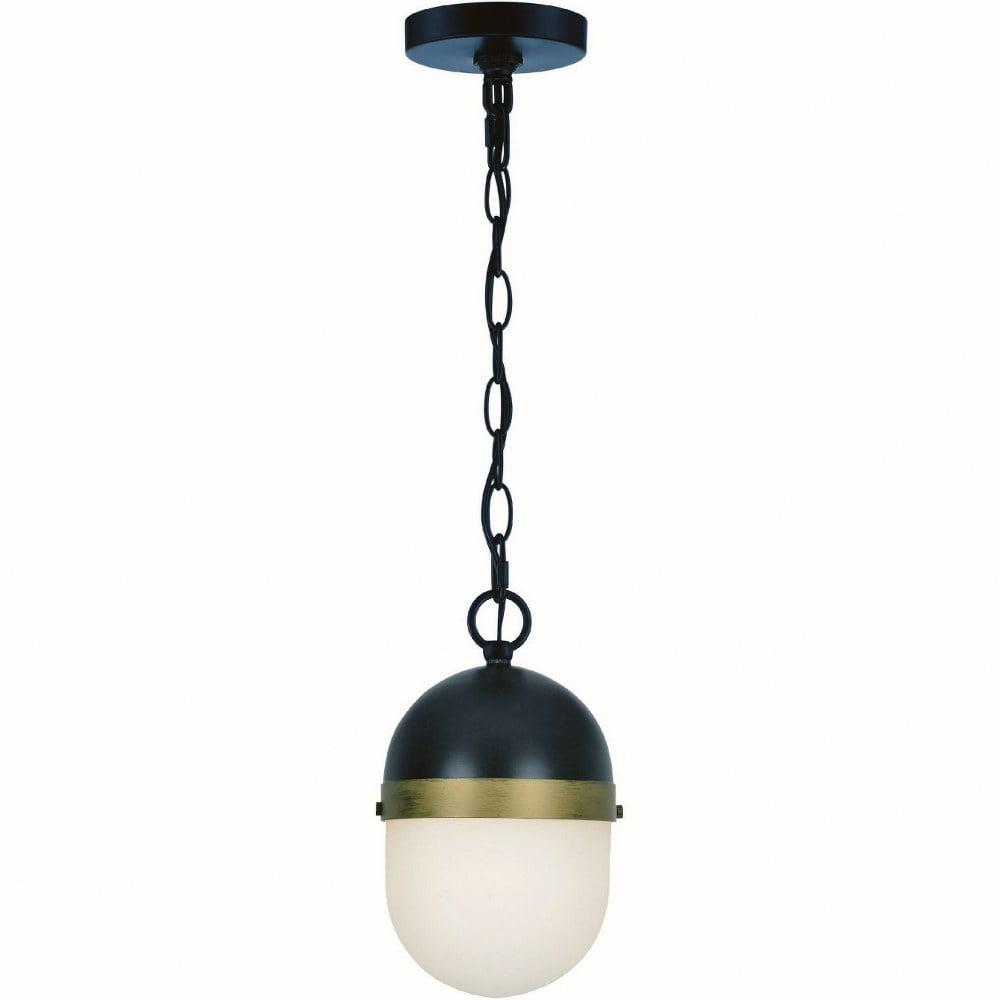 Crystorama Lighting - Three Light Outdoor Pendant - Outdoor Pendant - Capsule -