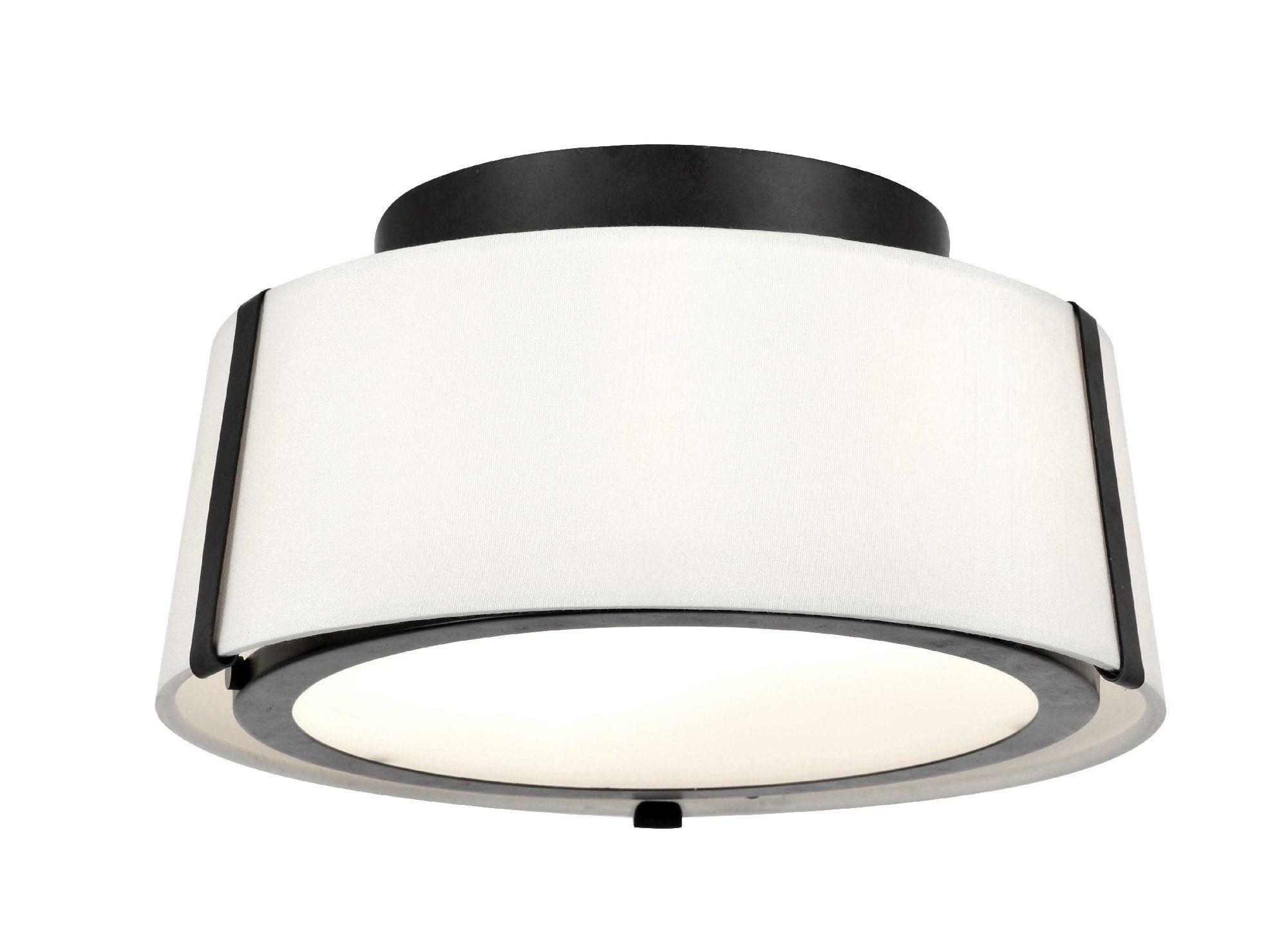 Crystorama Lighting - Two Light Ceiling Mount - Fulton - Two Light Flush Mount